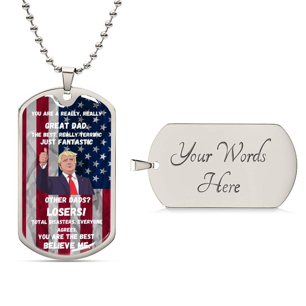 You Are A Great Dad Necklace