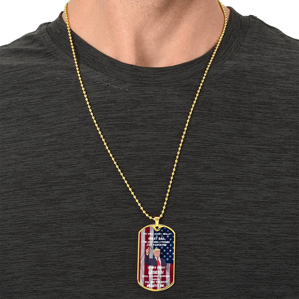 You Are A Great Dad Necklace