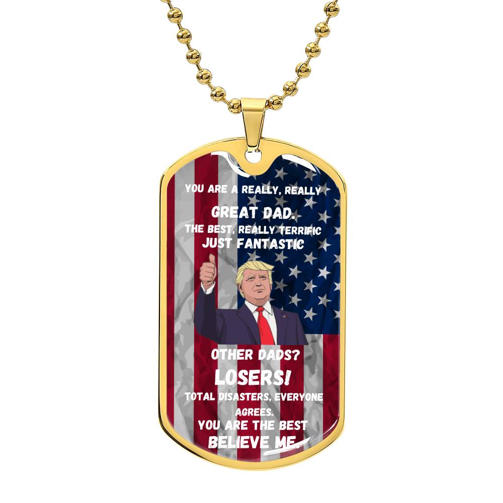 You Are A Great Dad Necklace