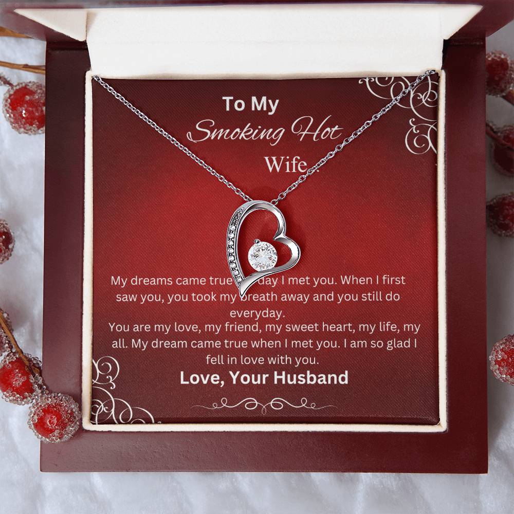 Love Necklace with On Demand Message Card
