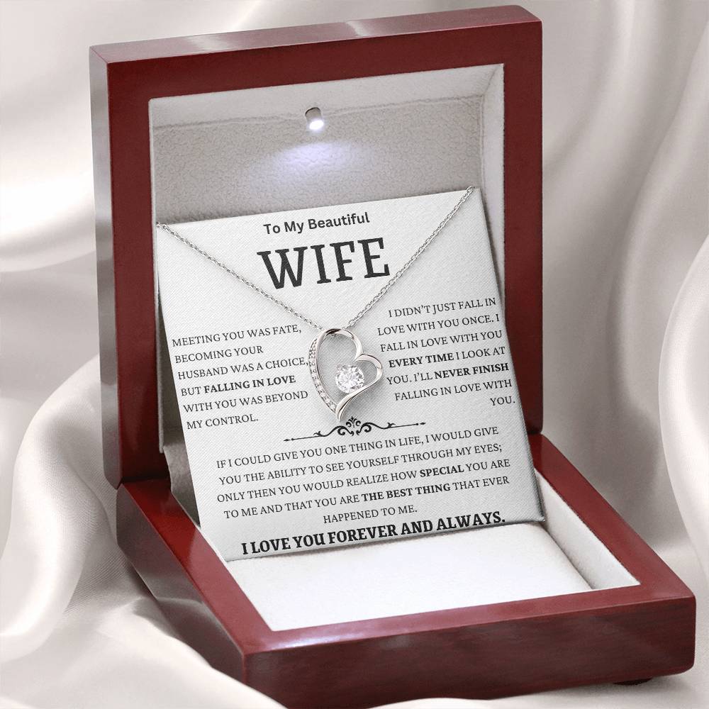 I Fall In Love With You Everyday Forever Love Necklace