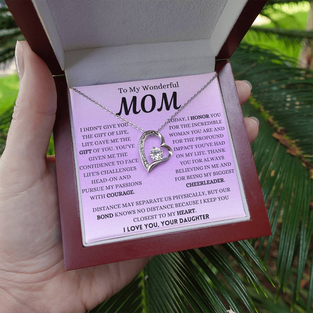 I Honor You Today Mom Forever Love Necklace