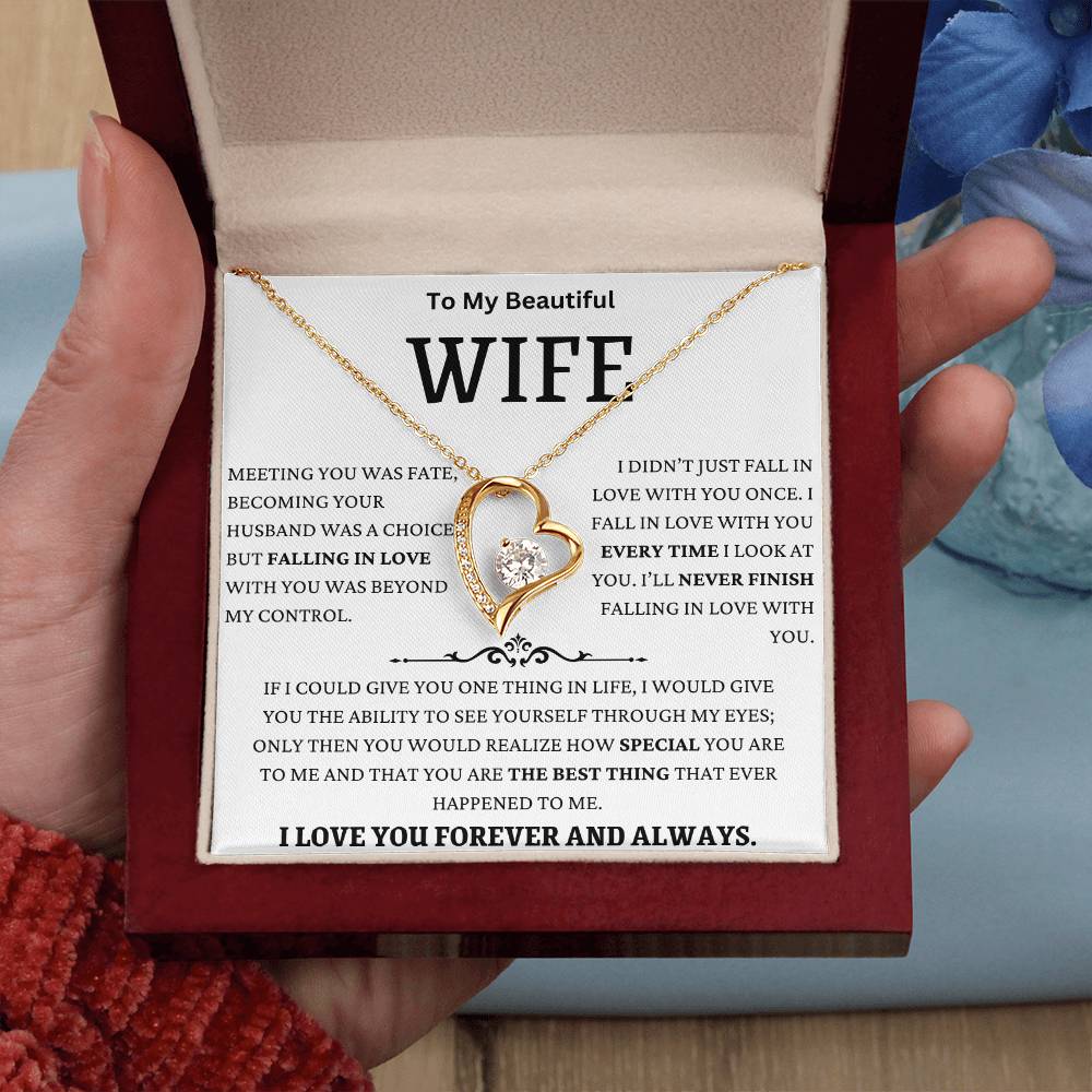I Fall In Love With You Everyday Forever Love Necklace