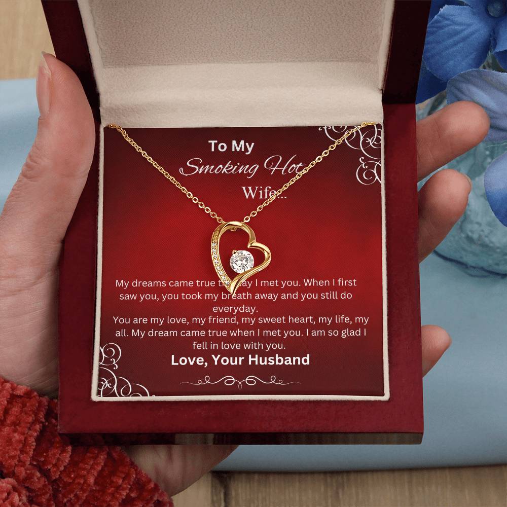 Love Necklace with On Demand Message Card