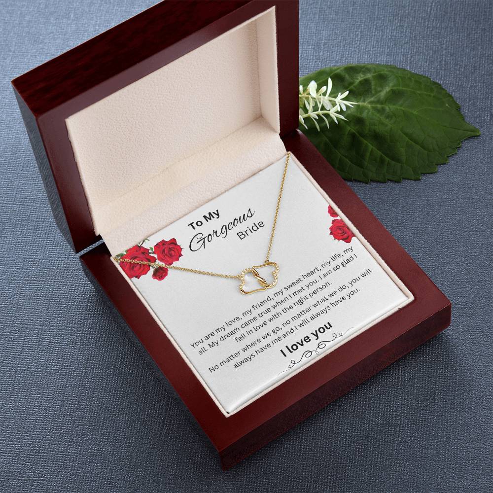 To My Gorgeous Bride Necklace