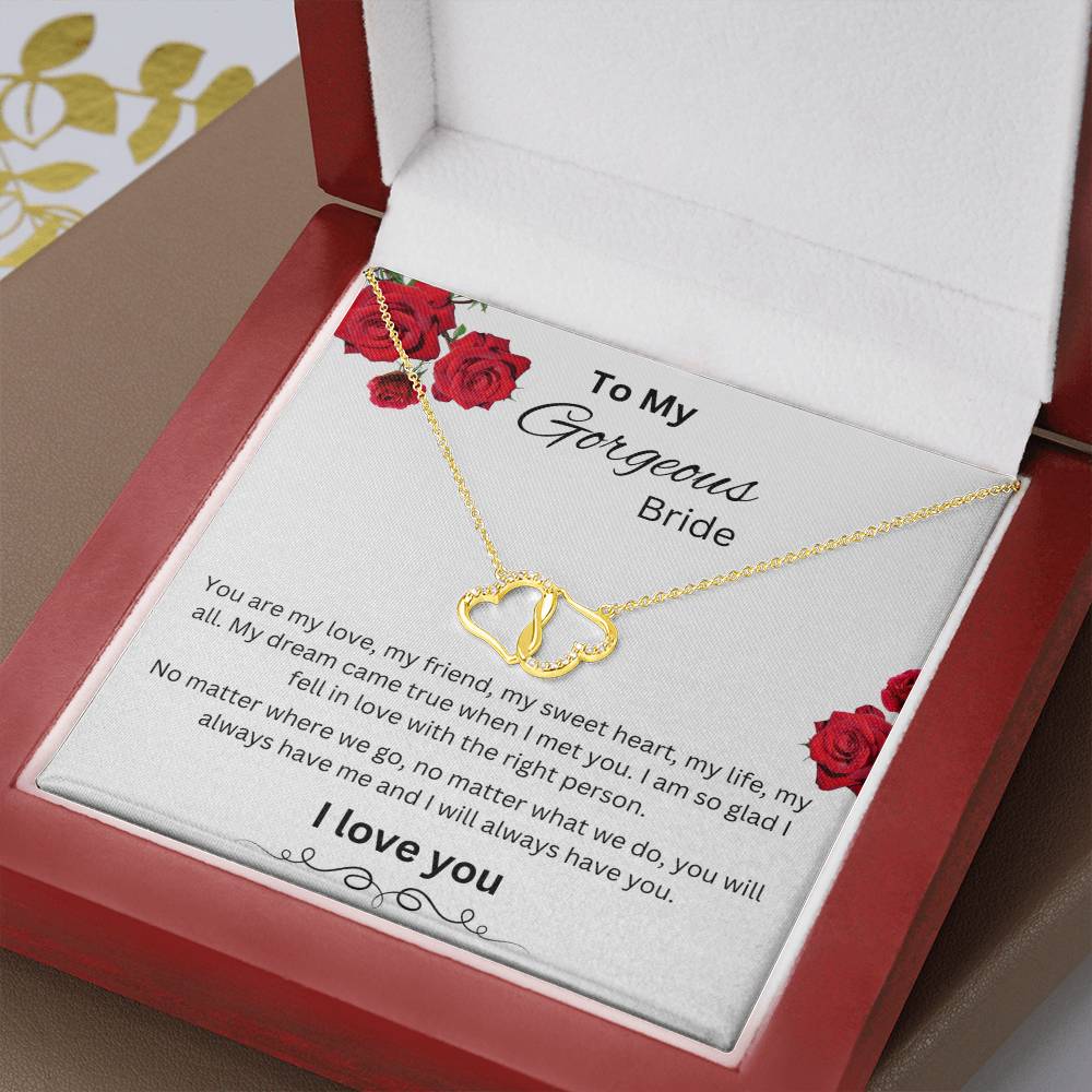 To My Gorgeous Bride Necklace