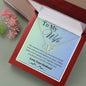 Everlasting Love infinitely connected pair of 10K solid yellow gold hearts