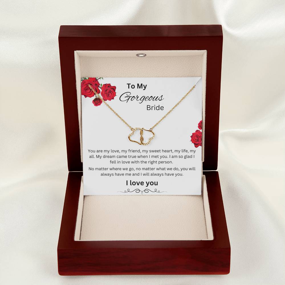 To My Gorgeous Bride Necklace