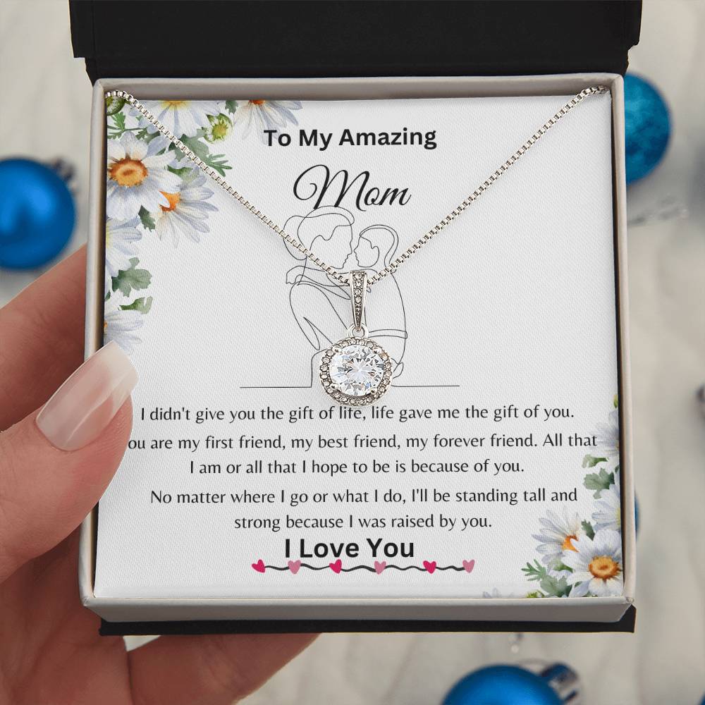 To My Amazing Mom Eternal Hope Necklace