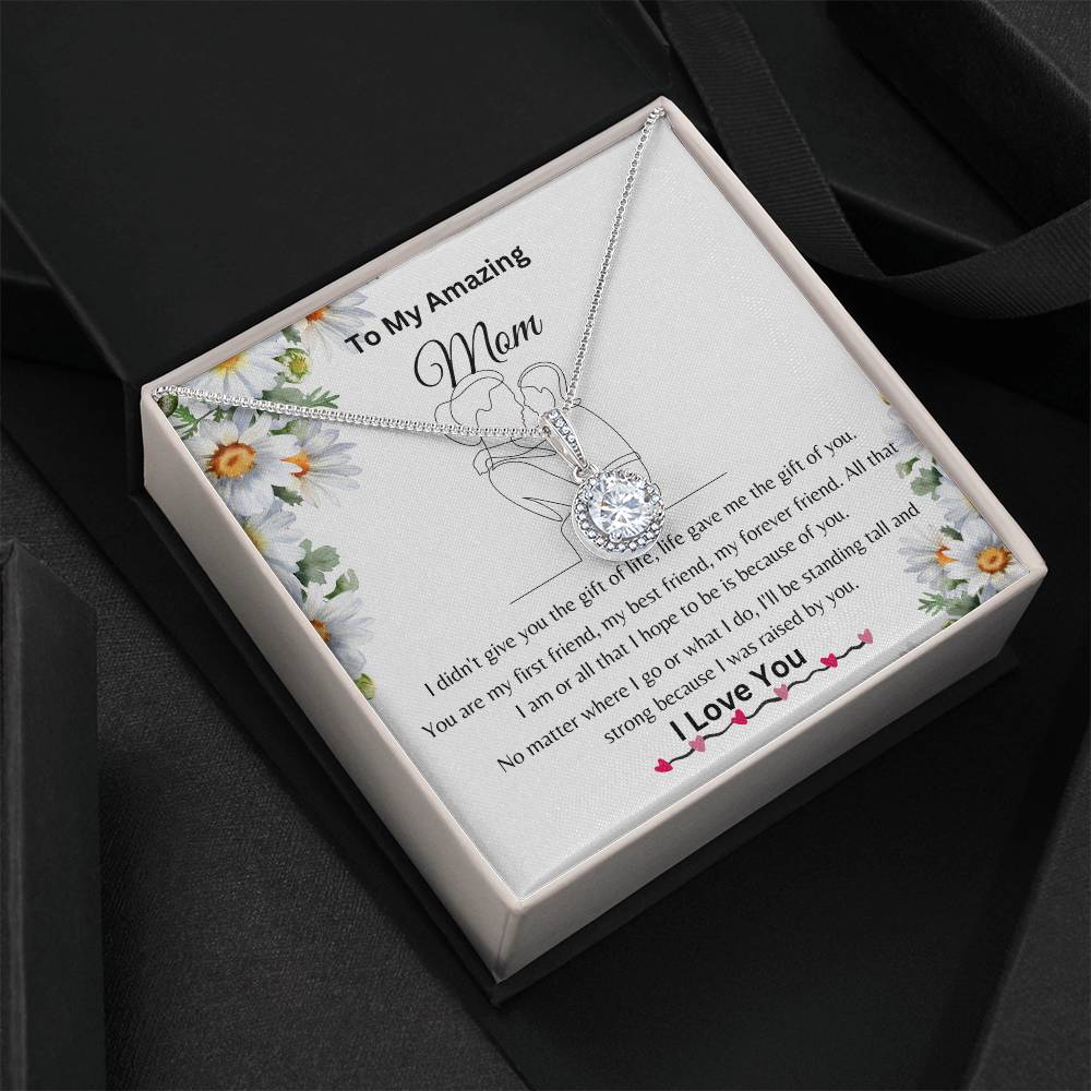 To My Amazing Mom Eternal Hope Necklace