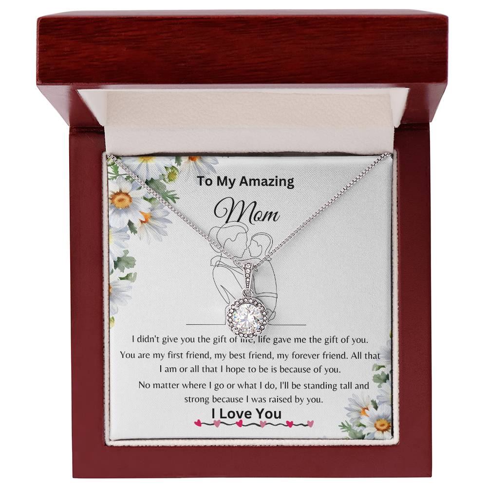 To My Amazing Mom Eternal Hope Necklace