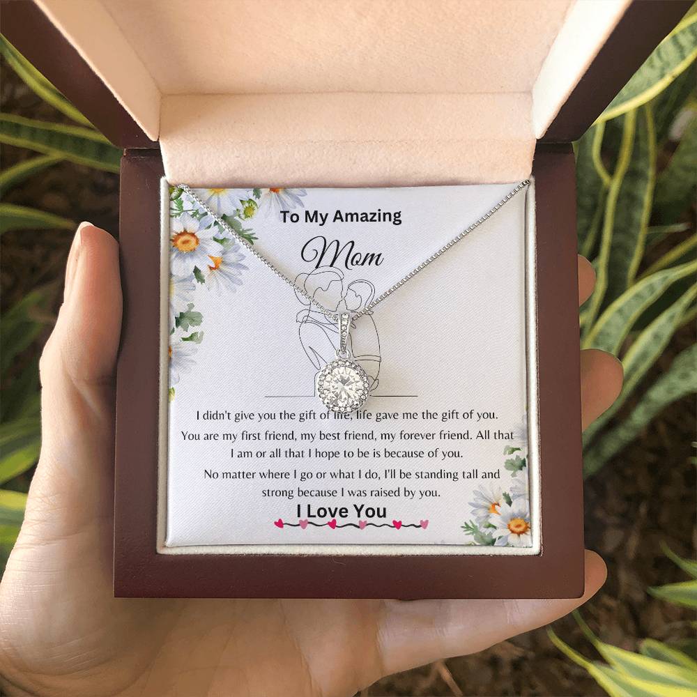 To My Amazing Mom Eternal Hope Necklace