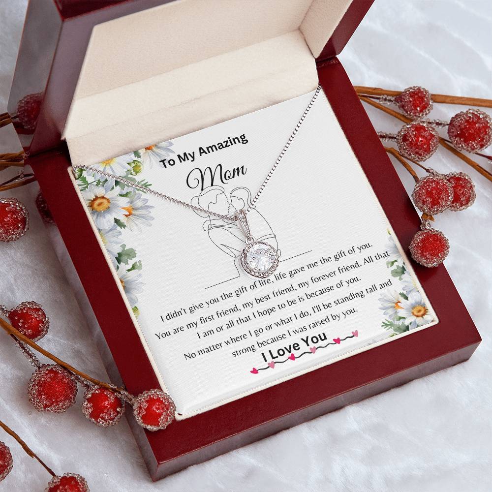 To My Amazing Mom Eternal Hope Necklace