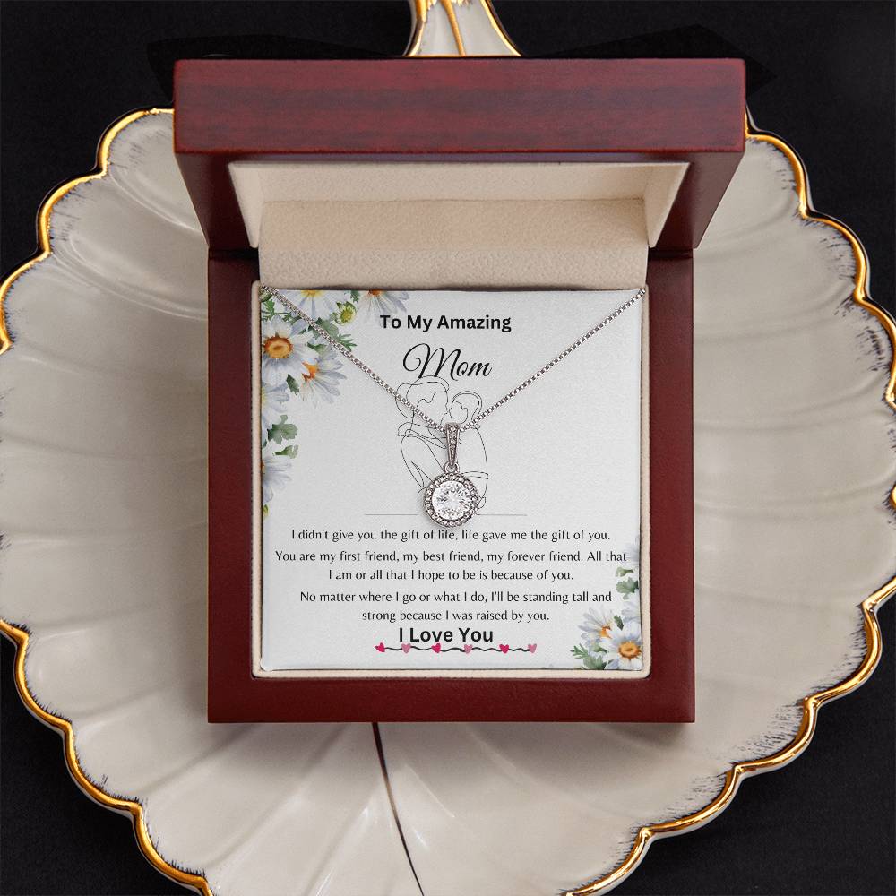 To My Amazing Mom Eternal Hope Necklace