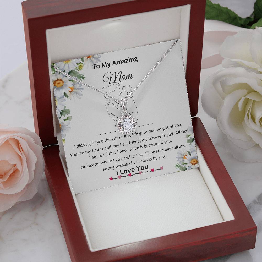 To My Amazing Mom Eternal Hope Necklace