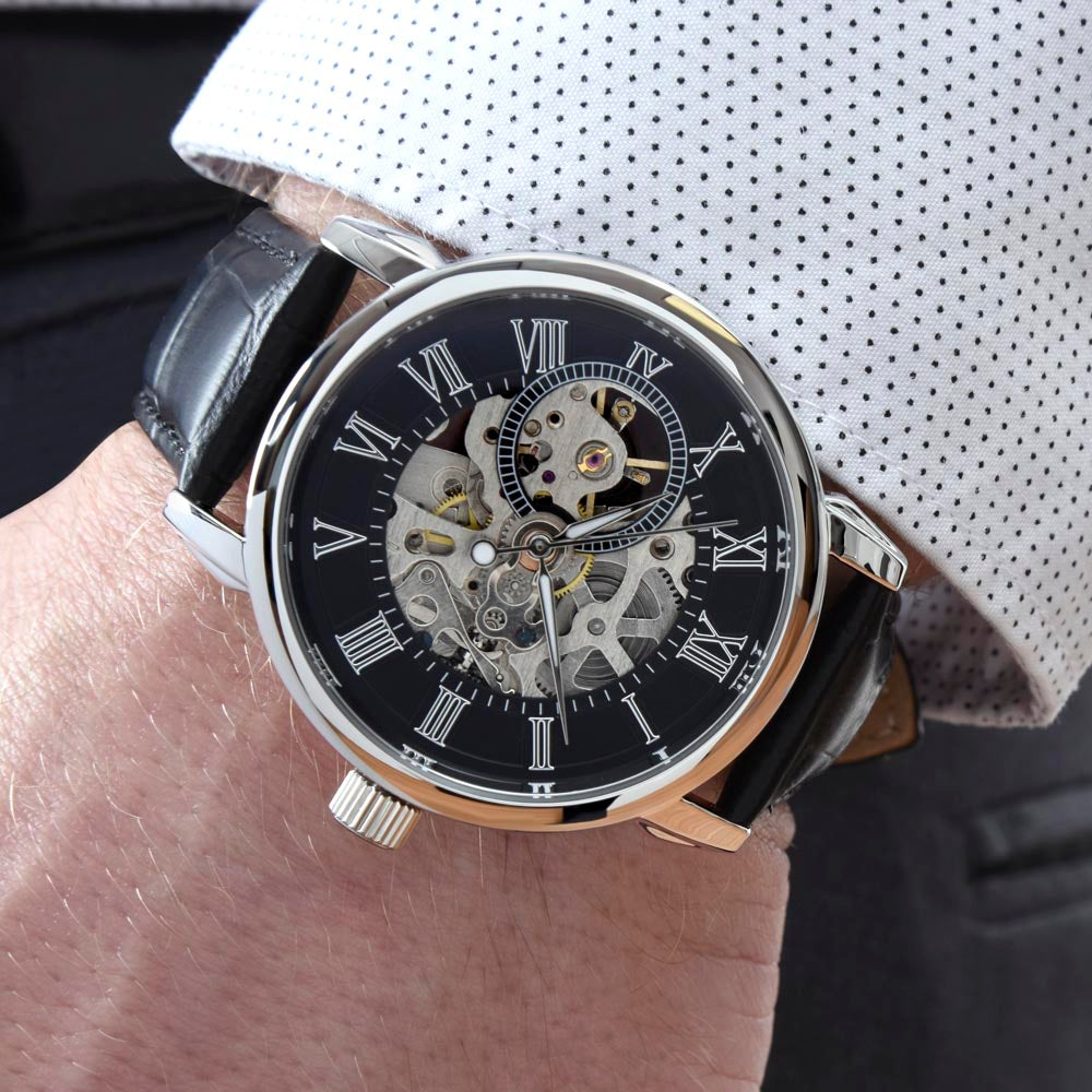 To My Nephew I Am Proud Of You Men's Watch
