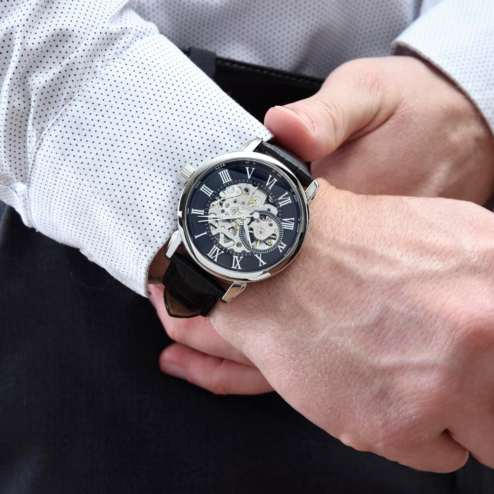To My Nephew I Am Proud Of You Men's Watch