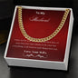 Cuban Link Chain With Love Note