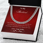 Cuban Link Chain With Love Note
