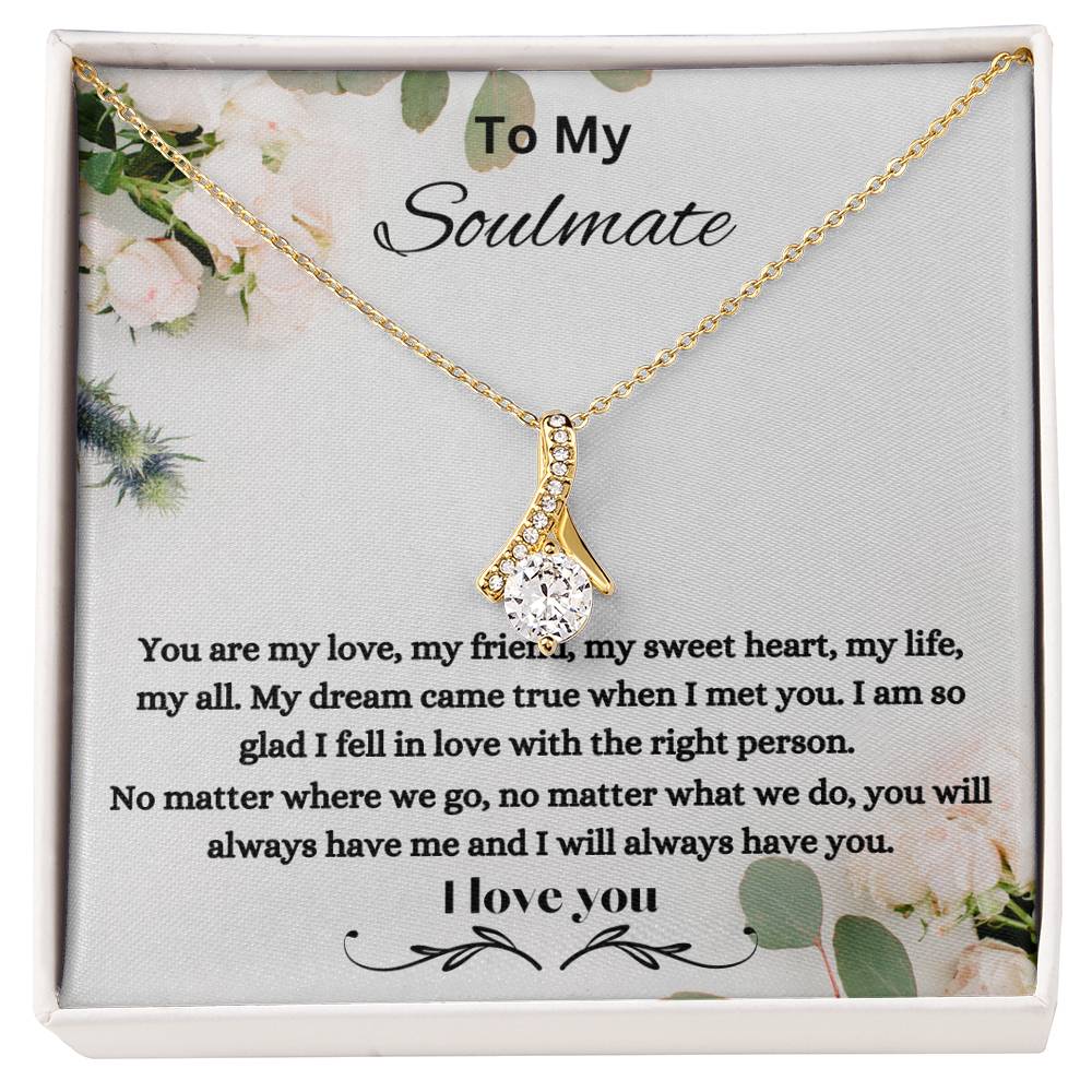 Alluring Beauty Necklace (Yellow & White Gold Variants)