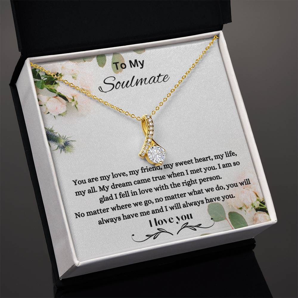 Alluring Beauty Necklace (Yellow & White Gold Variants)