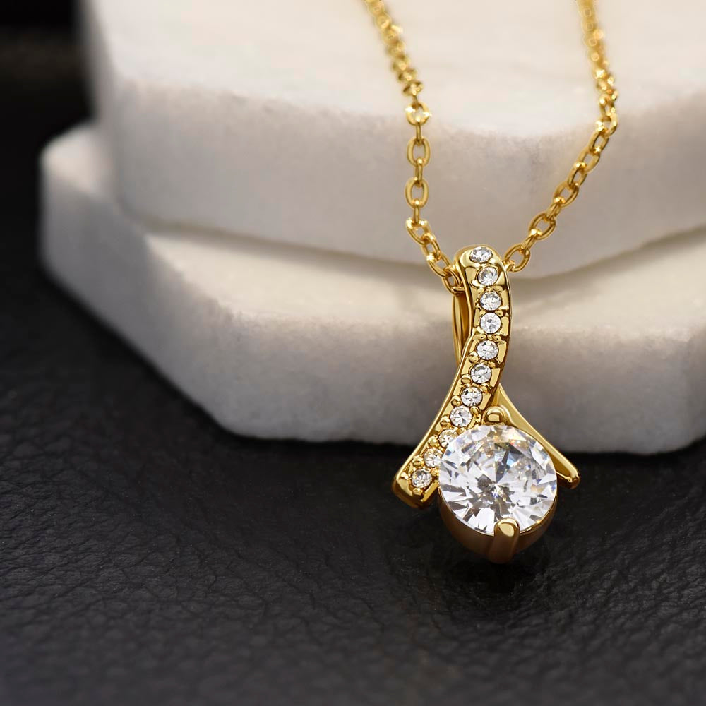 Thank You For Being My Bridesmaid Alluring Beauty Necklace