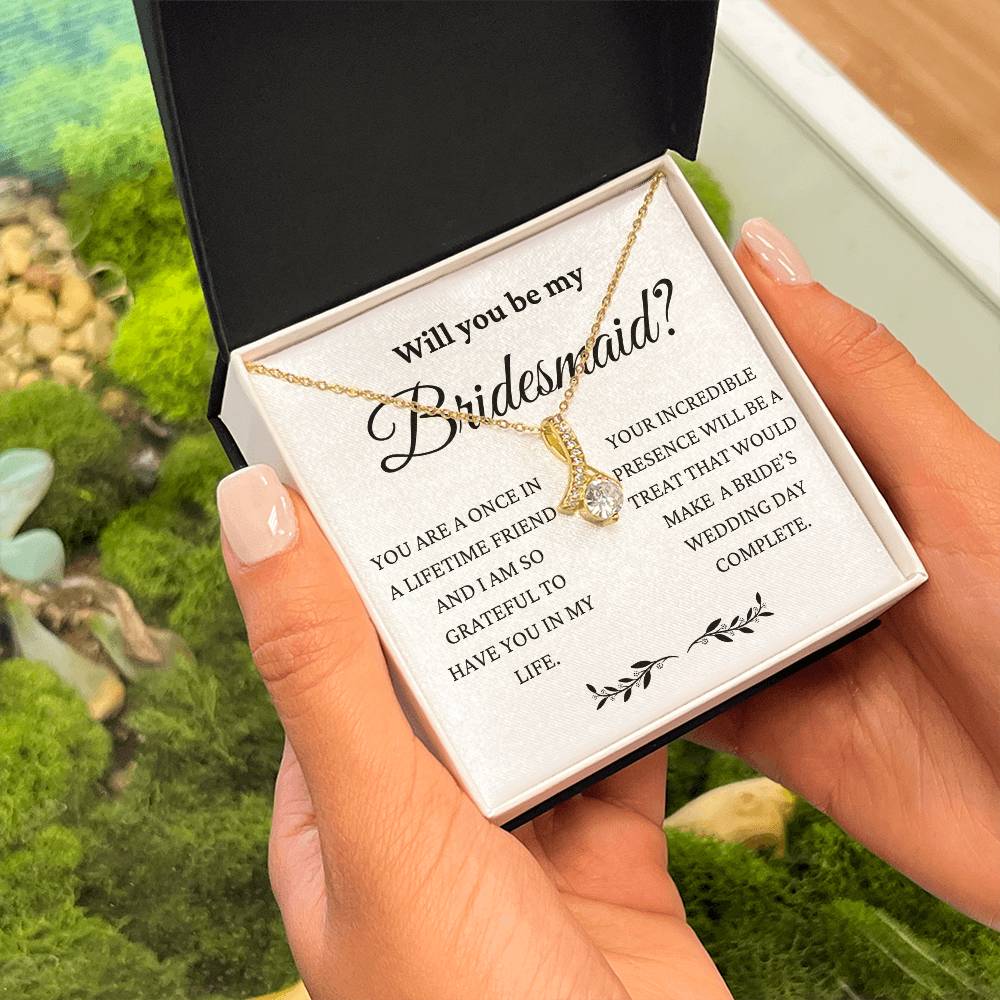 Will You Be My Bridesmaid Alluring Beauty Necklace