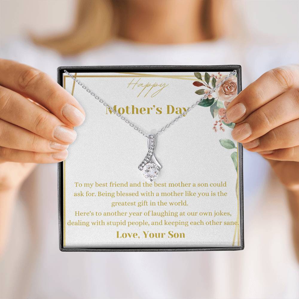Happy Mother's Day Alluring Beauty Necklace