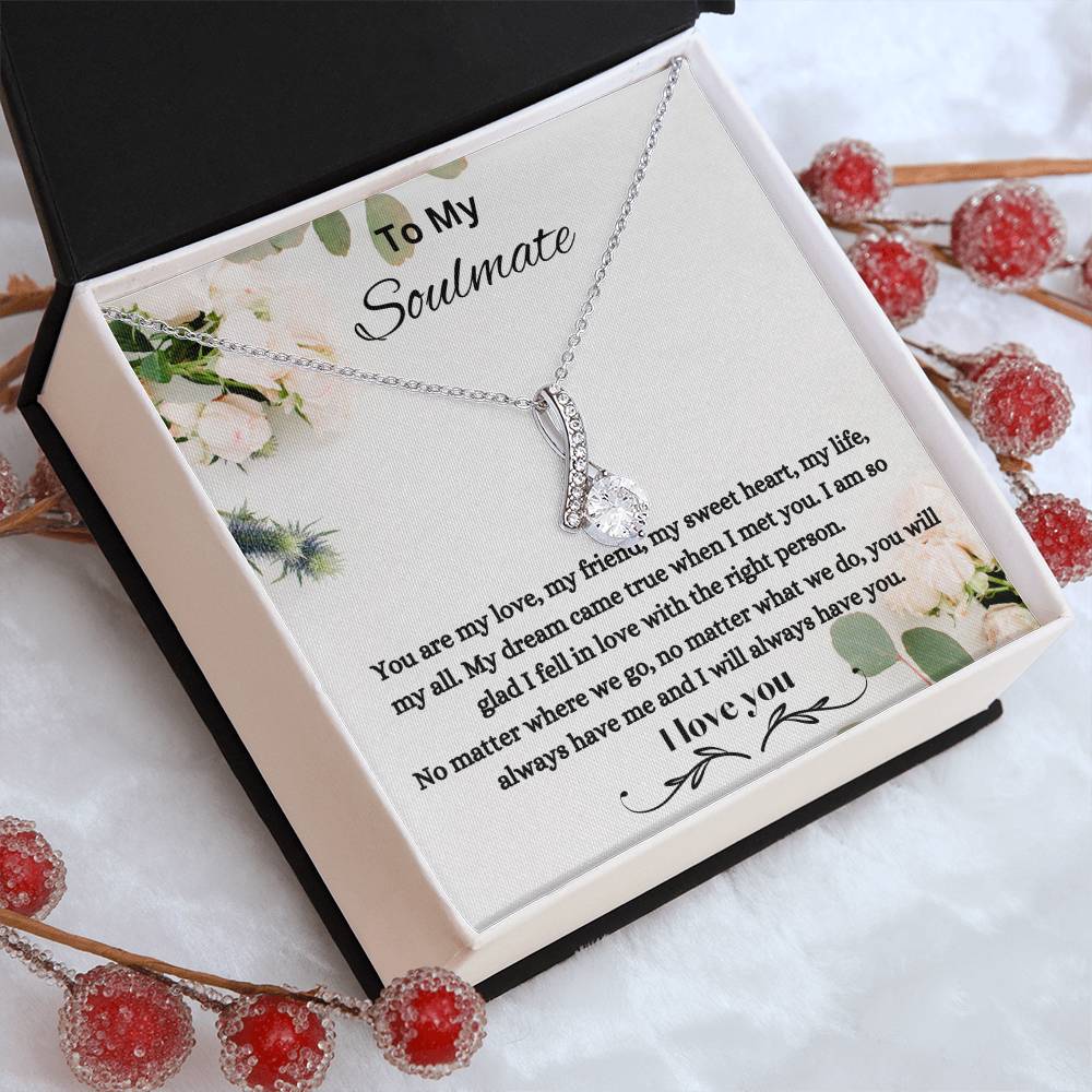 Alluring Beauty Necklace (Yellow & White Gold Variants)