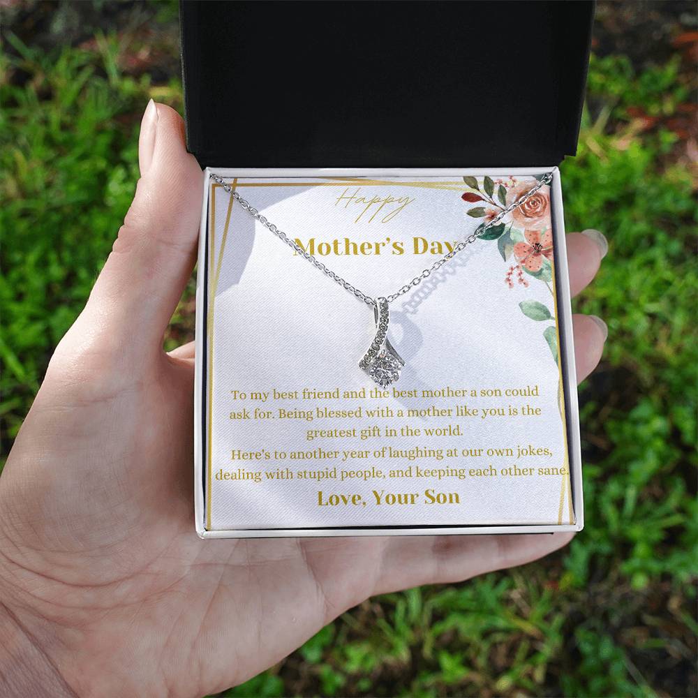 Happy Mother's Day Alluring Beauty Necklace