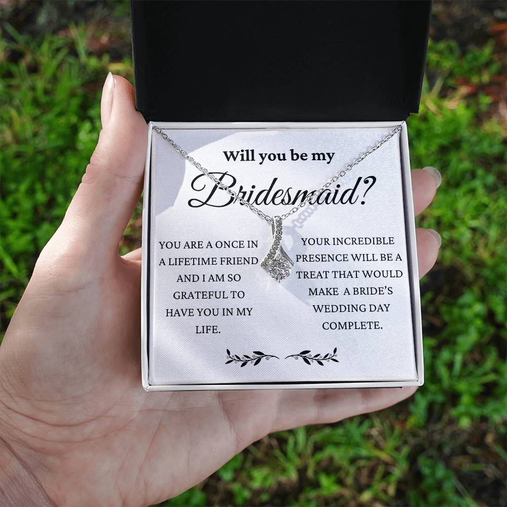 Will You Be My Bridesmaid Alluring Beauty Necklace