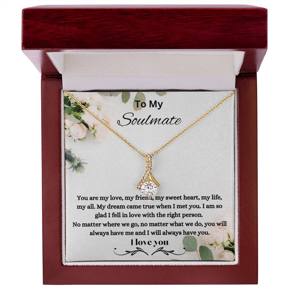 Alluring Beauty Necklace (Yellow & White Gold Variants)