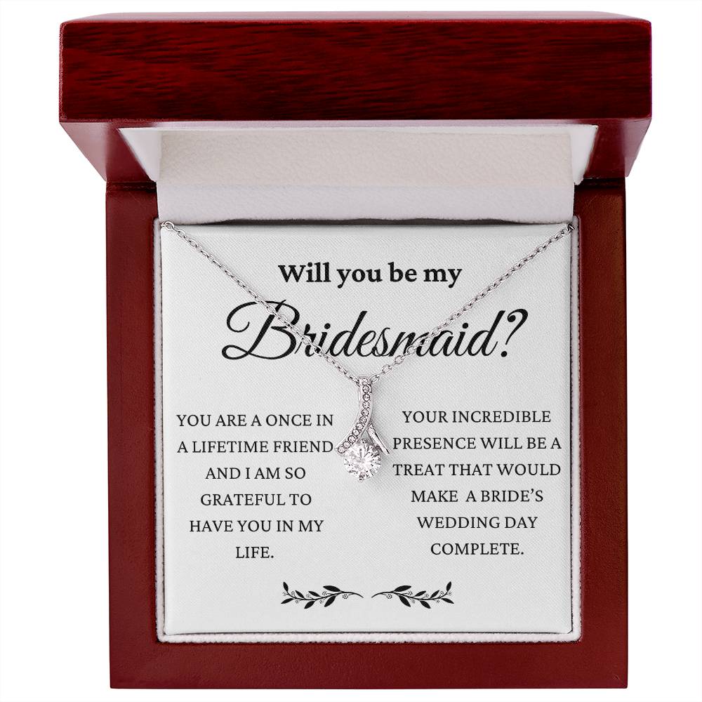 Will You Be My Bridesmaid Alluring Beauty Necklace