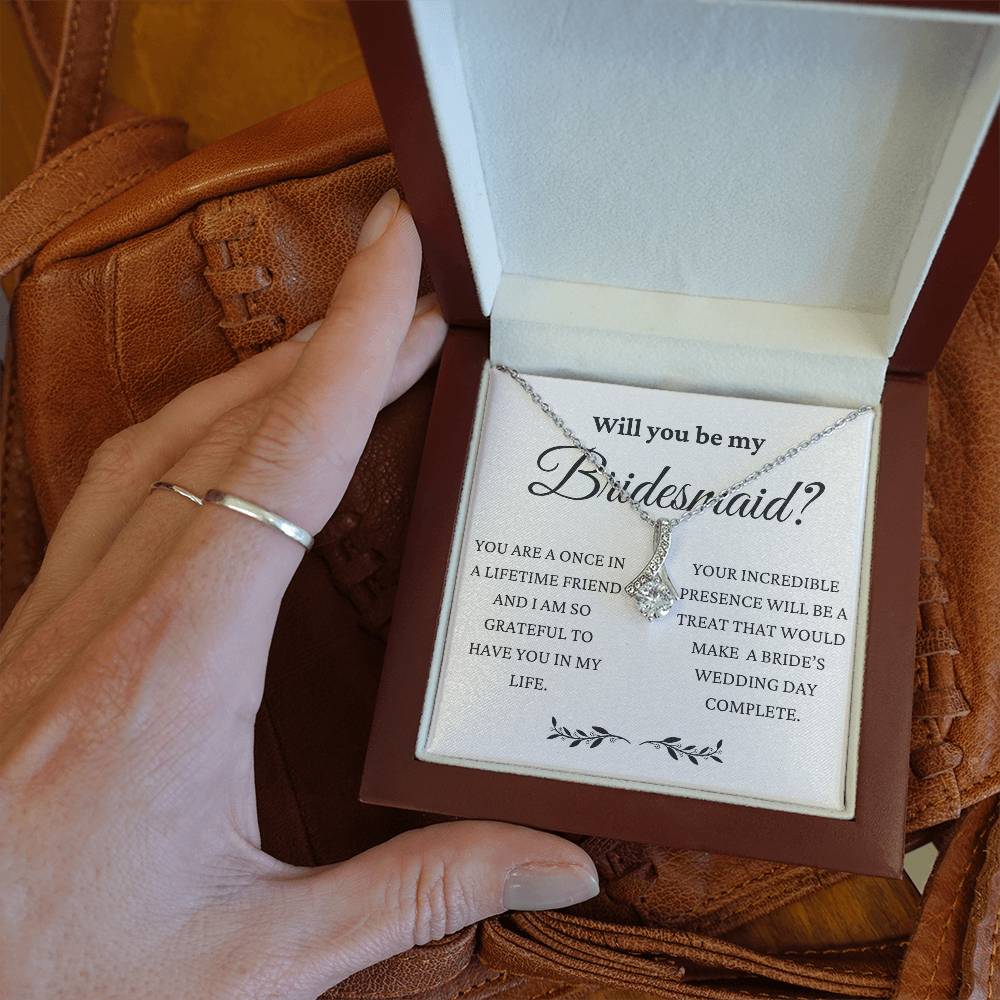 Will You Be My Bridesmaid Alluring Beauty Necklace