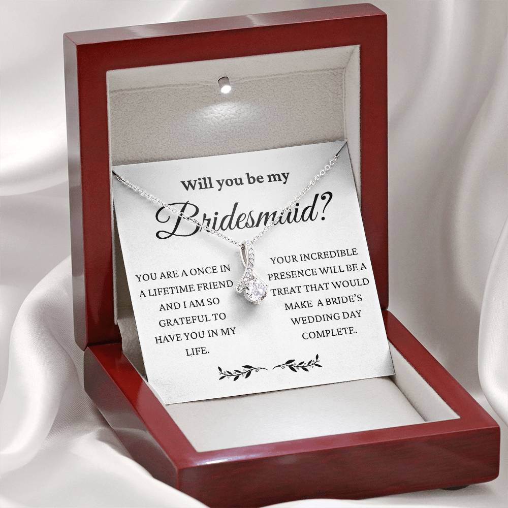 Will You Be My Bridesmaid Alluring Beauty Necklace