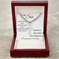 Pray Always Son Personalized Steel Cross Necklace