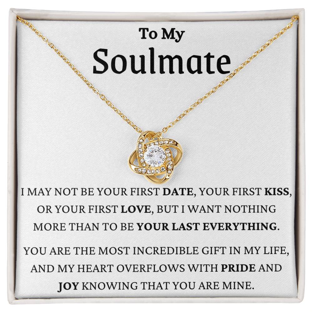 You Are Mine Forever Love Knot Necklace