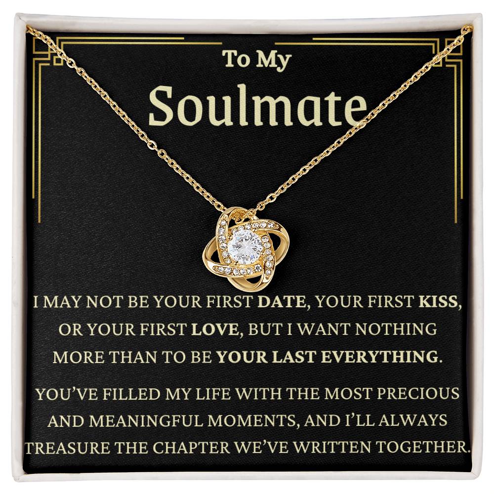 I'll Always Treasure You Love Knot Necklace