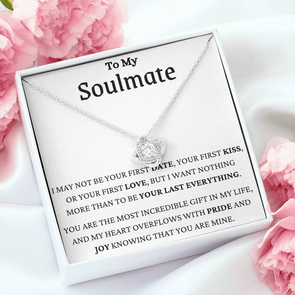 You Are Mine Forever Love Knot Necklace