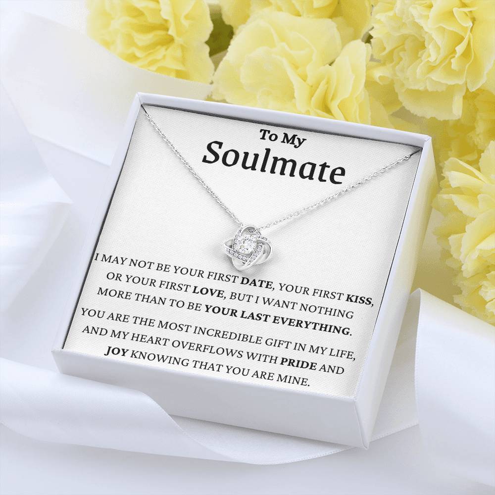 You Are Mine Forever Love Knot Necklace