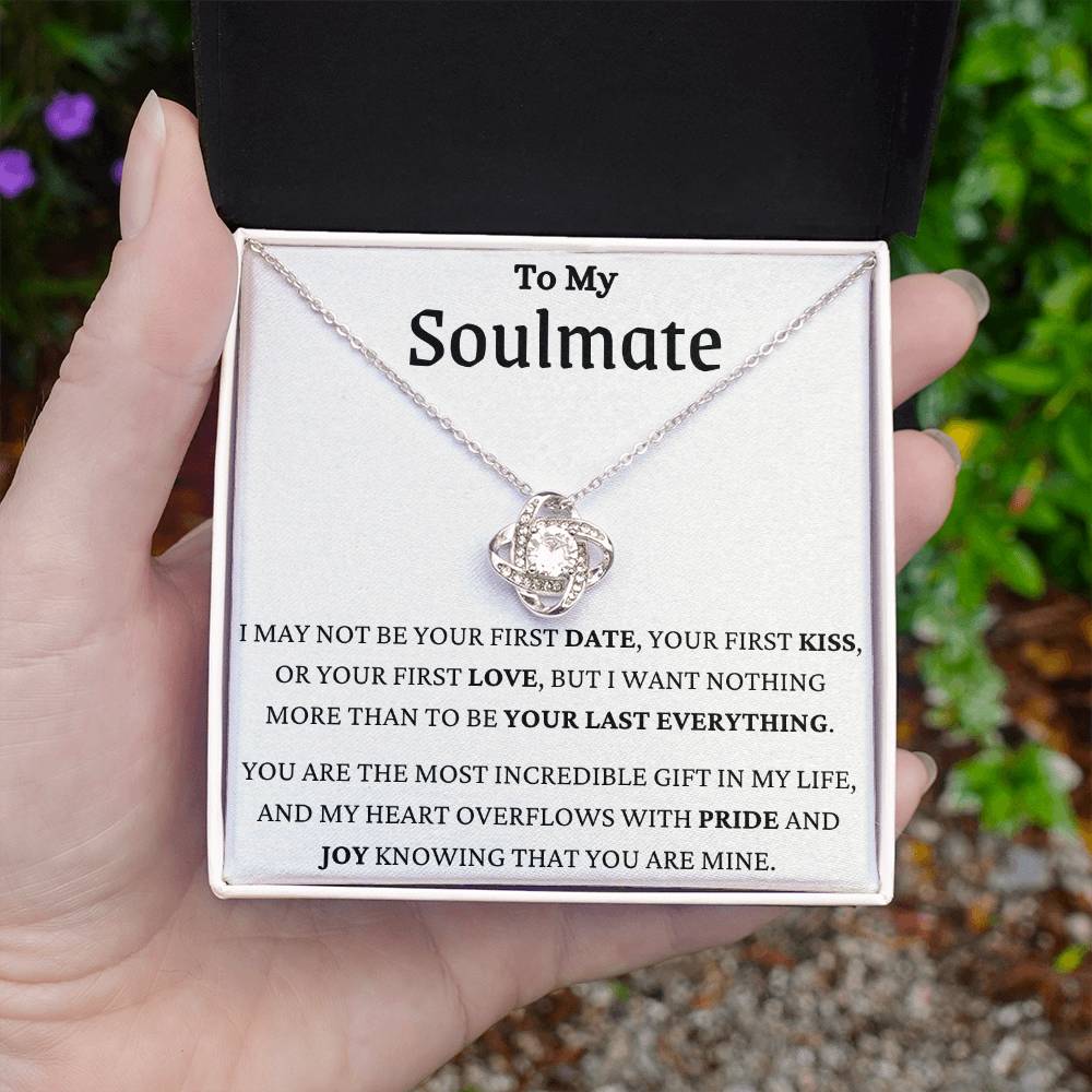 You Are Mine Forever Love Knot Necklace