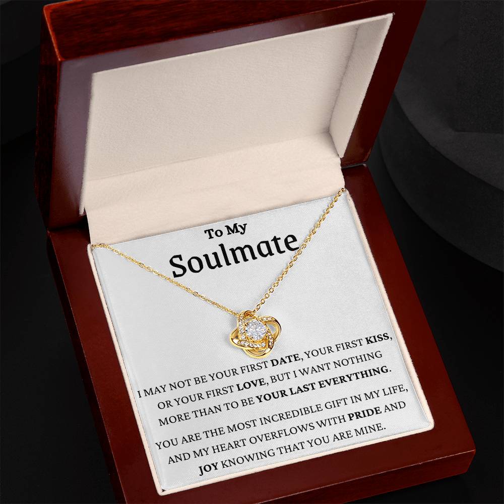 You Are Mine Forever Love Knot Necklace