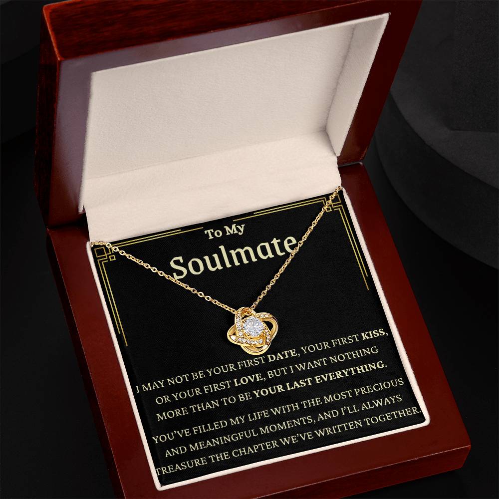 I'll Always Treasure You Love Knot Necklace