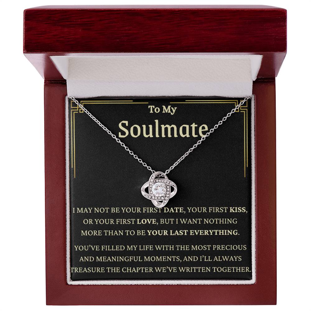 I'll Always Treasure You Love Knot Necklace