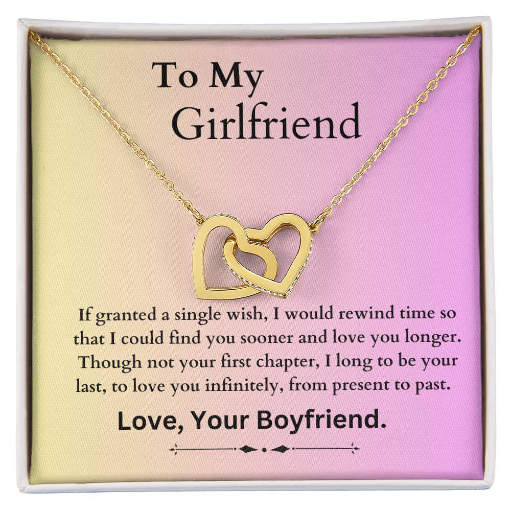 Interlocking Hearts Necklace - Girlfriend