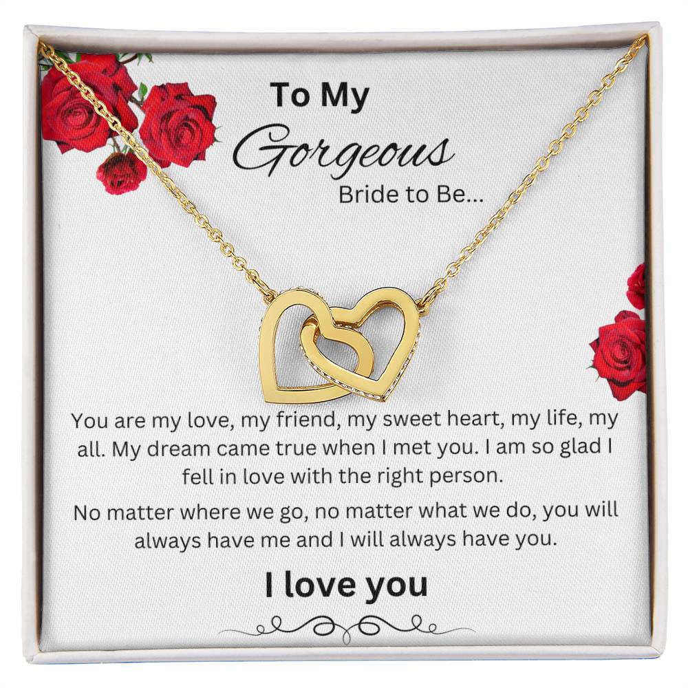 Interlocking Hearts Necklace - Fiance