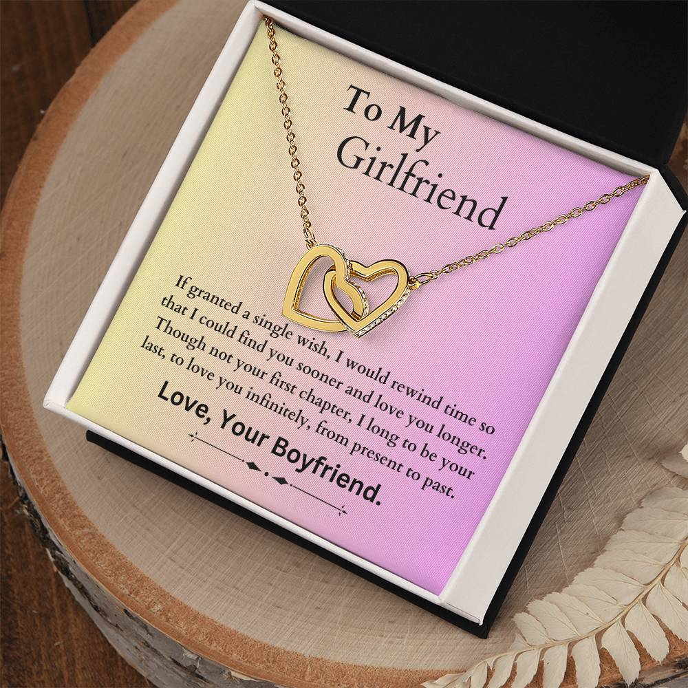 Interlocking Hearts Necklace - Girlfriend