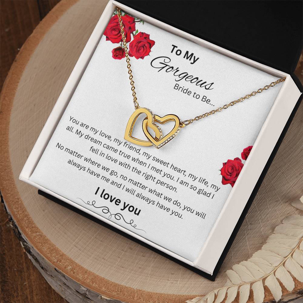 Interlocking Hearts Necklace - Fiance