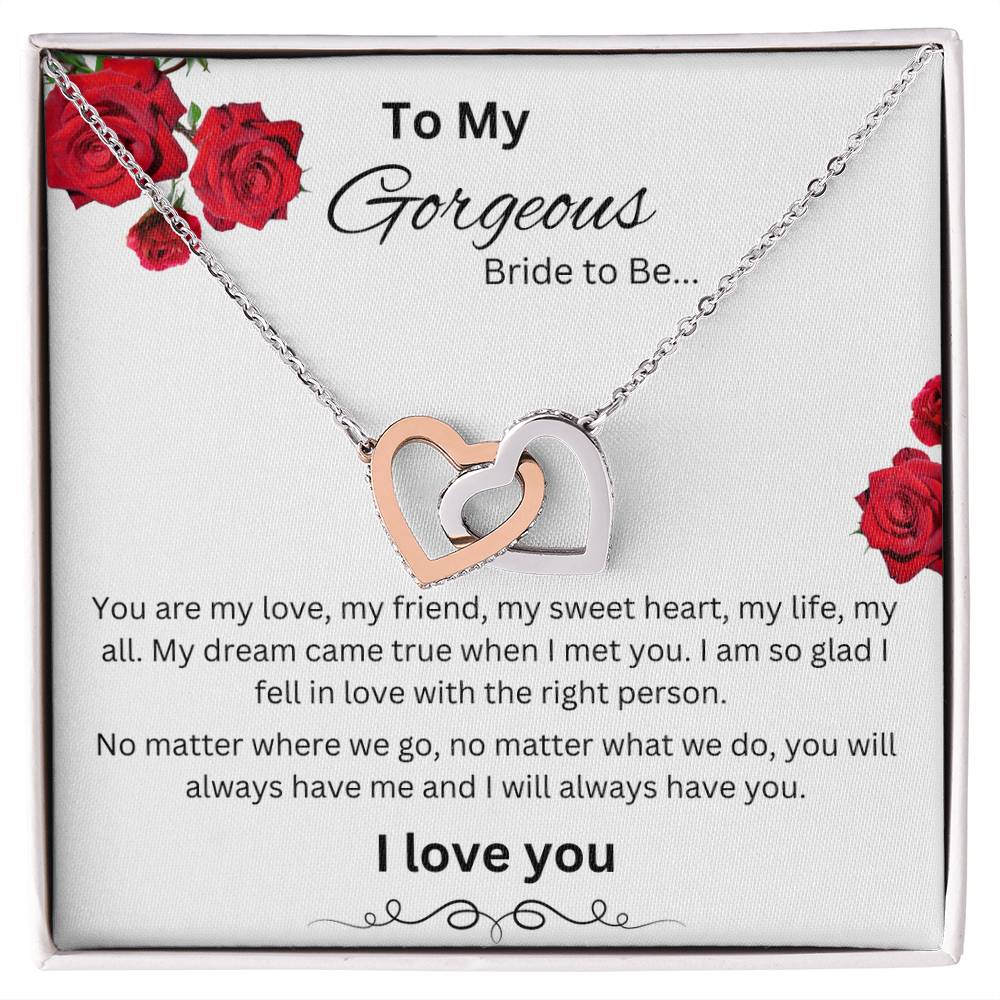 Interlocking Hearts Necklace - Fiance