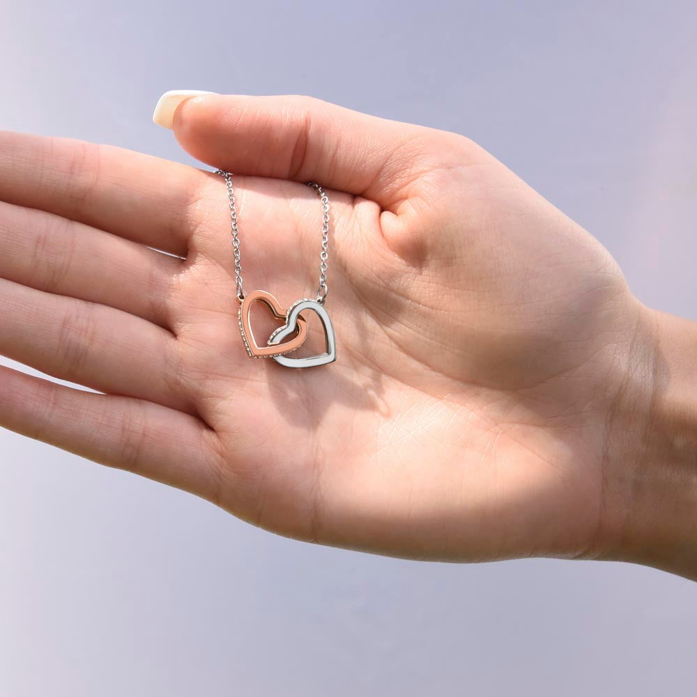 Baby Love And Affection Interlocking Hearts Necklace